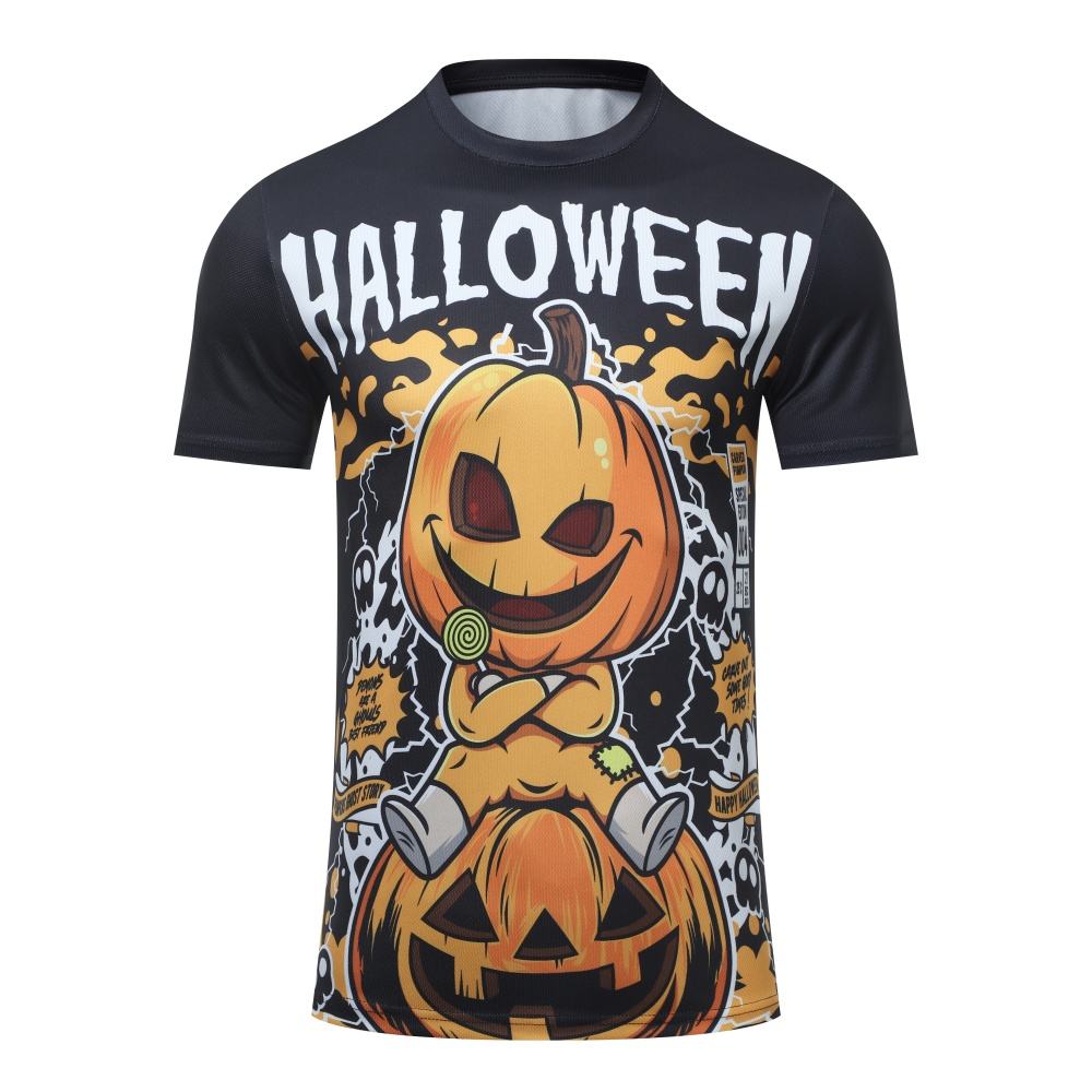OEM Custom Halloween Gym T-Shirts for Men – Sublimation Sportswear-02